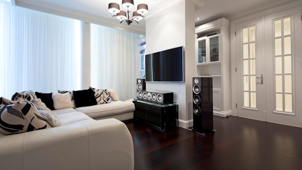 residential audio video using paradigm speakers