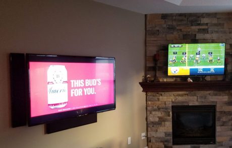 Residential TV and Paradigm On-wall Install