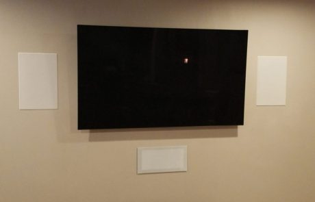 TV and In-Wall Speaker Install
