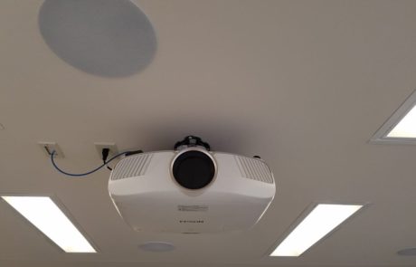 Epson projector in commercial property