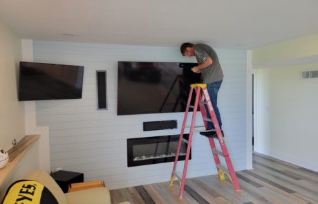Multiple TV and on-wall speaker install