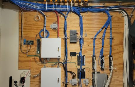 Prewire of audio video and control system